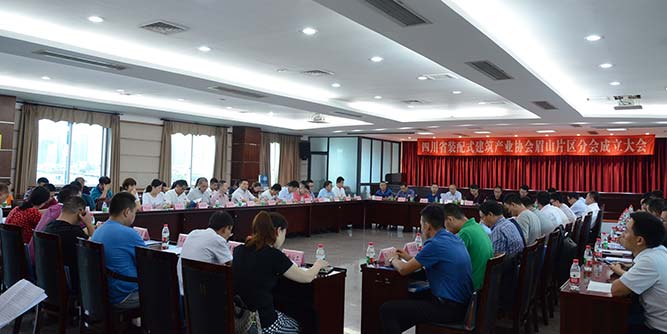 四川省装配式建筑产业协会眉山片区分会成立大会成功召开